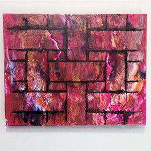 3D Weaving Acrylic Abstract Wall Art